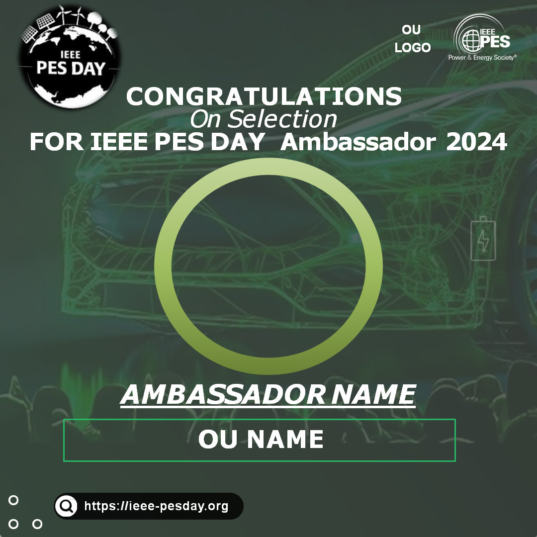 Ambassador Package 2024 IEEE PES Day 2024